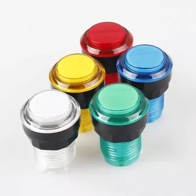 5 Arcade Game LED Buttons 12v Lighting With Micro Switch Suitable For Jamma Mame • $9.99