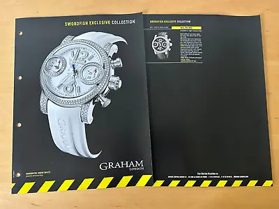 $44.75 • Buy Press Kit - Graham - Model Swordfish Exclusive - English - Watches