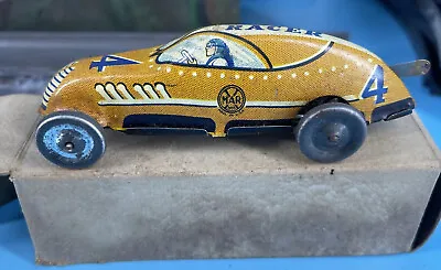 Marx Streamline Speedway Toy Race Car Set Tin Ltiho Racecar With Inserts + Box • $199.99