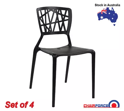 4 X Viento Chair - Glass Fibre Reinforced Polypropylene Chair • $156