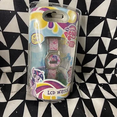 My Little Pony Kids LCD Watch With Charm Hasbro Crystal Empire - New Read • $11