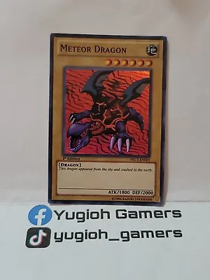 Yugioh Meteor Dragon 1st Edition Prc1-en001 Super Light Played • $4