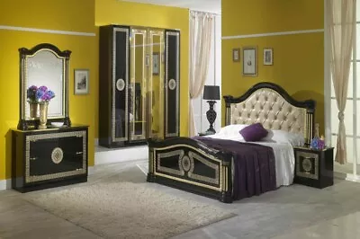 £2099 • Buy Italian Greek Key Versace Black LUX Set Complete 6 Piece 12 Months 0% 