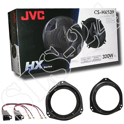 JVC 3-Way Speakers Opel CORSA B TIGRA Vivaro Speaker Rings + Adapter Set • £43.03