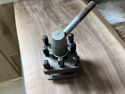 Unknown Brand  3  Square Metal Lathe Manual 4 Way Turret Style Tool Post Holder • $120
