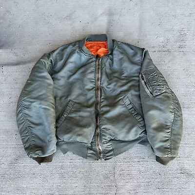 MA-1 Vintage Military Flight Jacket 1960s • $215