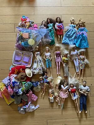 Vintage Barbie Doll And Accessories Lot Mattel 1960s And 1990s Clothing Hats • $19.99