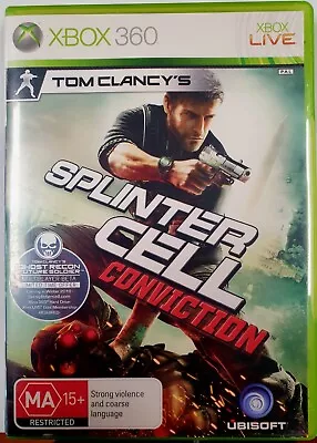 Tom Clancy's Splinter Cell Conviction Microsoft Xbox 360 Game • $14.95