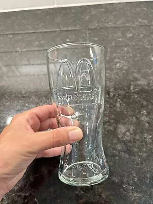 Vintage 1992 Clear Embossed McDonalds Drinking Glass Cup Collectors Glassware • $10