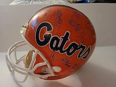 Florida Gators Helmet Team Signed 2001 Riddell Full Size Replica • $150