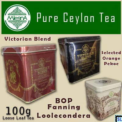 Sri Lanka Tea Pure Ceylon Mlesna Victorian Blend Loolecondera Loose 100g • $14.29