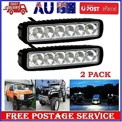 2x 6inch 36W LED Work Light Bar Spot Pods Fog Lamp Offroad SUV ATV Driving Truck • $33.99