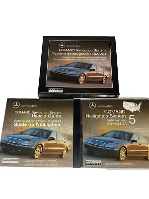 2002 Mercedes S/CL/CLK/E/C/G/SL Navigation Com DVD/CD Midwest USA Disc 5 & Guide • $29.99