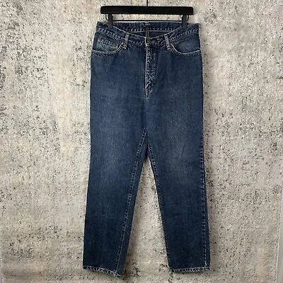 Vintage Edwin Jeans Mens 32x30 Dark Blue Heavy Japanese Denim Straight 90s • $20.25