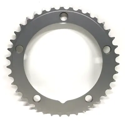 FSA Aero TT Alloy Chainring 39t 130 BCD 5-Bolt Single Speed Silver WB067 NEW • $23.99