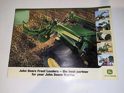 John Deere Front Loaders Sale Brochure Yy0614789e 18 Pages • £12