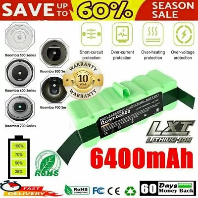 6400MAH Battery For IRobot Roomba Parts Original 600 700 800 900 537 630 670 780 • $42.99