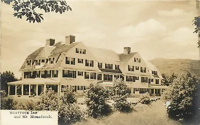 RPPC Postcard NY F297  Shattuck Inn And Mt. Monadnock AZO Stamp Box Unposted  • $9