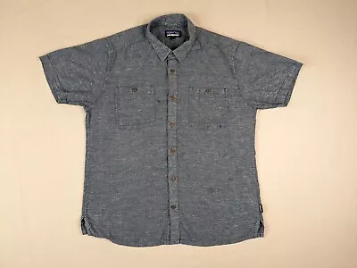 Patagonia Shirt Adult Large Organic Cotton Hemp Patterned Button Up • $12.92