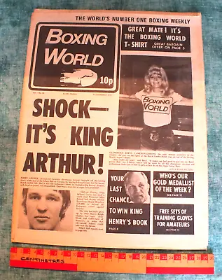 VINTAGE BOXING WORLD - ARTHUR / STRACEY /  - VOL 1 No.20 1972 • $7.45