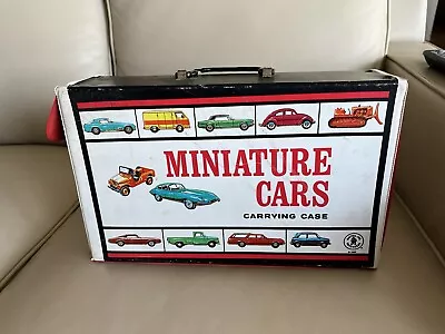 Vintage 1966 Mattel Miniature Cars Carrying Case With 31 Cars • $59