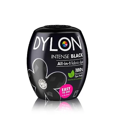 Dylon Washing Machine Fabric Dye Pod Intense Black 350g • £7.50