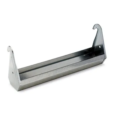 30cm Hanging Feeder Trough Galvanised For Cages Quail Chicken Poultry  • £9.89