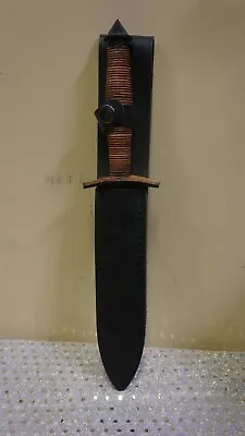 $34.95 • Buy V42 Military Stiletto Dagger W/ Sheath - WWII FSSF Commando Reproduction Knife