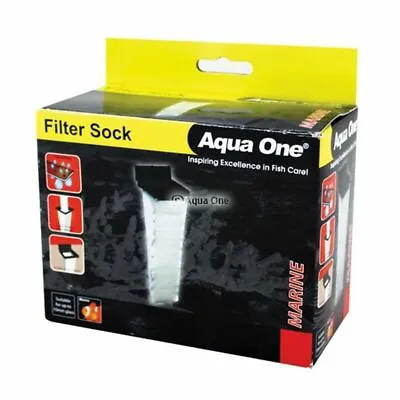 Aqua One Filter Sock & Bracket Aquareef Sump 150 Micron Marine Tanks Reef Corals • £12.99