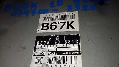 Mazda Bg 323f Mod1988-92 Engine B6 Egi B67k18881c Used • $70