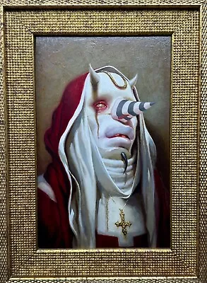 Michael Hussar Red King Original Oil Painting  • $30000