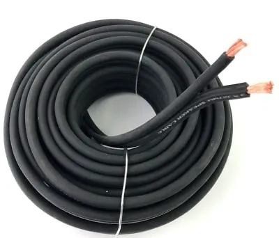 Black 14 AWG True Gauge 100 FT Pure Copper Marine RV Car Audio Speaker Wire • $44.50