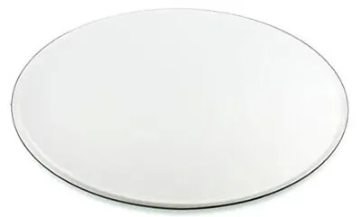 X5 Round Glass Mirror Plates 30cm Wedding Table Centrepiece Candle Plate Stand • £59.95