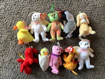 Ty Beanie Baby Minis-Lot Of 10 ( Tree Ornaments) • $18