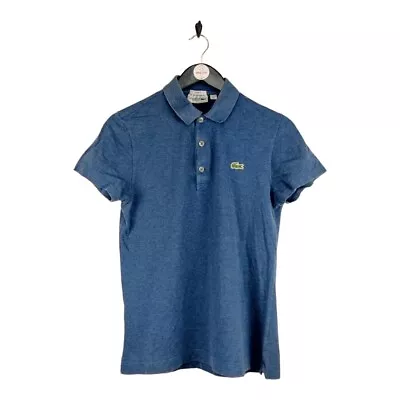 £12.99 • Buy Lacoste Polo Shirt Women's Small Button Up