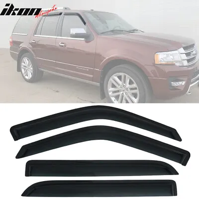 Fits 97-17 Ford Expedition & 98-17 Lincoln Navigator 4PCS Window Visors Tape-On • $26.66