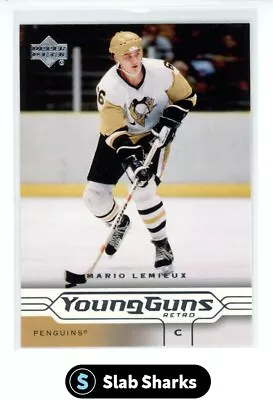 2004 Upper Deck #189 Mario Lemieux Young Guns Retro Rookie Rc  • $73.59