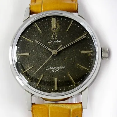 1964s Omega Seamaster 600 Original Tropical Brown Vintage Steel Watch • $1999