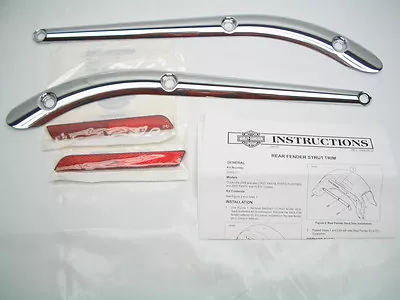 Chrome Rear Fender Strut Trim COVERS 59805-07 Harley Softail Models '06-later • $76.92