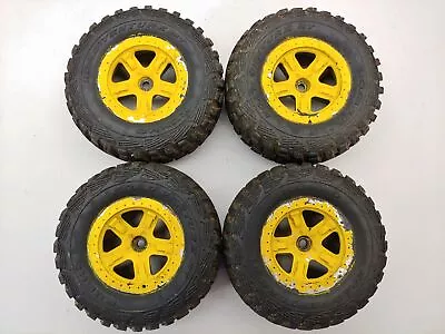 4x Traxxas Kumho Road Venture MT 1/10 Short Course Truck Tires Slash 2wd Wheels • $28.99