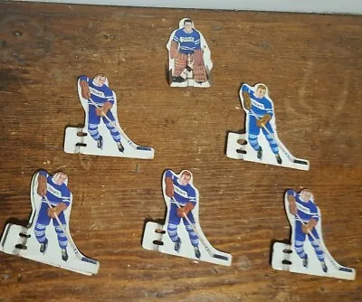 1960s Munro Toronto Maple Leafs Table Hockey Metal Tin Team Set Of 6 Players  • $16.66