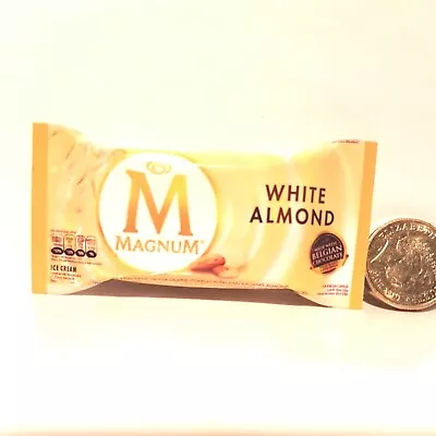 Coles Little Shop Mini Collectables - Magnum White Almond • $6.50