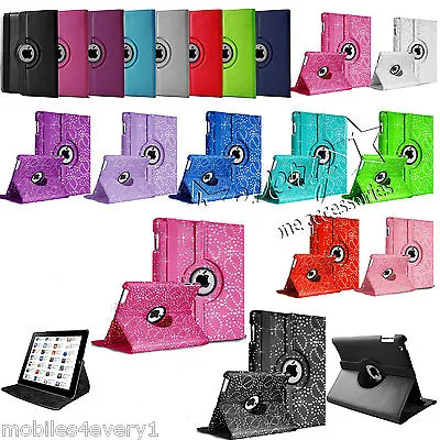 £2.99 • Buy Leather 360 Degree Rotating Smart Stand Case Cover For APPLE IPad Mini 2 3 4 Air