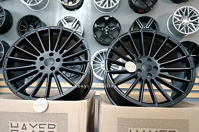 New 21 Inch 5x112 HAXER HX010B BLACK Wheels For BMW X5 X6 G05 G06 Audi Mercedes • $2946.32