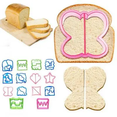 £1.11 • Buy Sandwich Mould DIY Bread Lunch Food Kids Cookies Cutter Biscuit Toast Cake Home