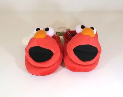 Sesame Street Elmo Puppet Slippers Shoes Padded New Toddler CHOOSE SIZE M L XL • $9.99