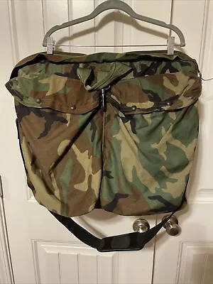 Flyers Helmet Bag HGU-56/P US Military Woodland Camouflage US Air Force M81 • $49.99