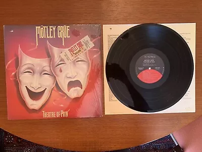 Motley Crue Theatre Of Pain Original Press In Shrink W Hype Sticker Vinyl NM- • $55