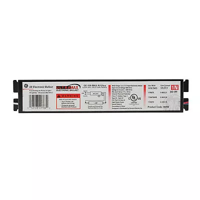 Ge Ge-159-max-n/ultra 49766 Instant Ballast 1-lamp F96t8 96w T8 120/277v • $25.73