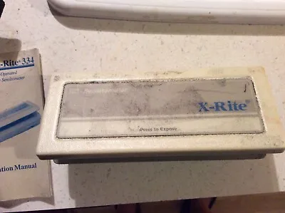 X-Rite 334 Sensitometer Densitometer Dual Color Process Control Portable • $20